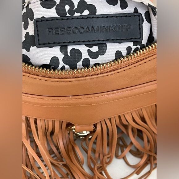 REBECCA MINKOFF Fringe Mini MAC
Leather Crossbody Bag light Brown - Picture 8 of 17